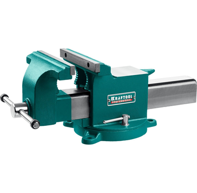 KRAFTOOL Steel, 200 мм, стальные слесарные тиски (32701-200)
