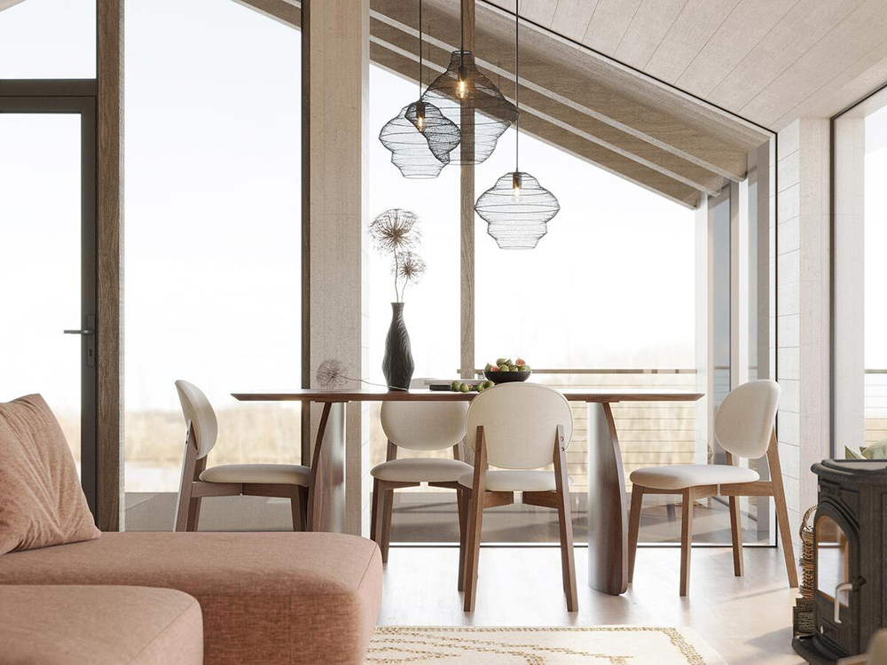 Светильник подвесной vinger, D34х35 см, темно-серый