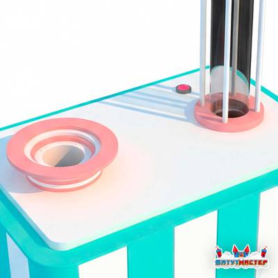 Развивающий фонтан «Воздушная феерия» с летающими шариками, 120×70×120 см