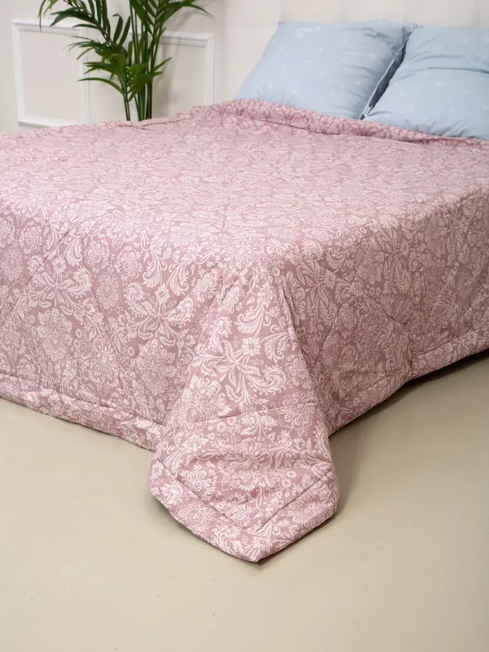 Одеяло евро всесезонное летнее облегченное лен хлопок