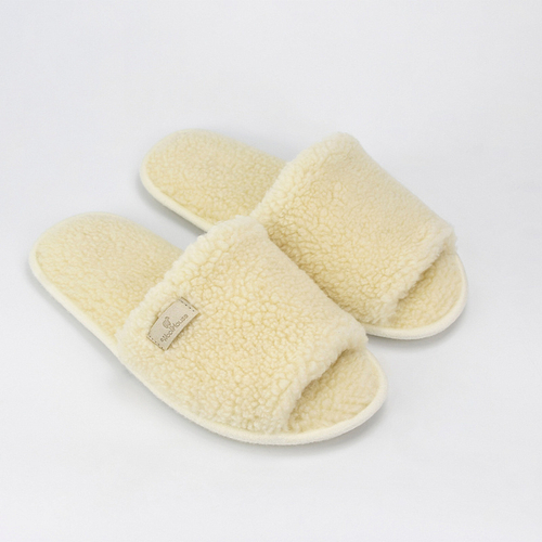 Туфли комнатные Монблан | молочный