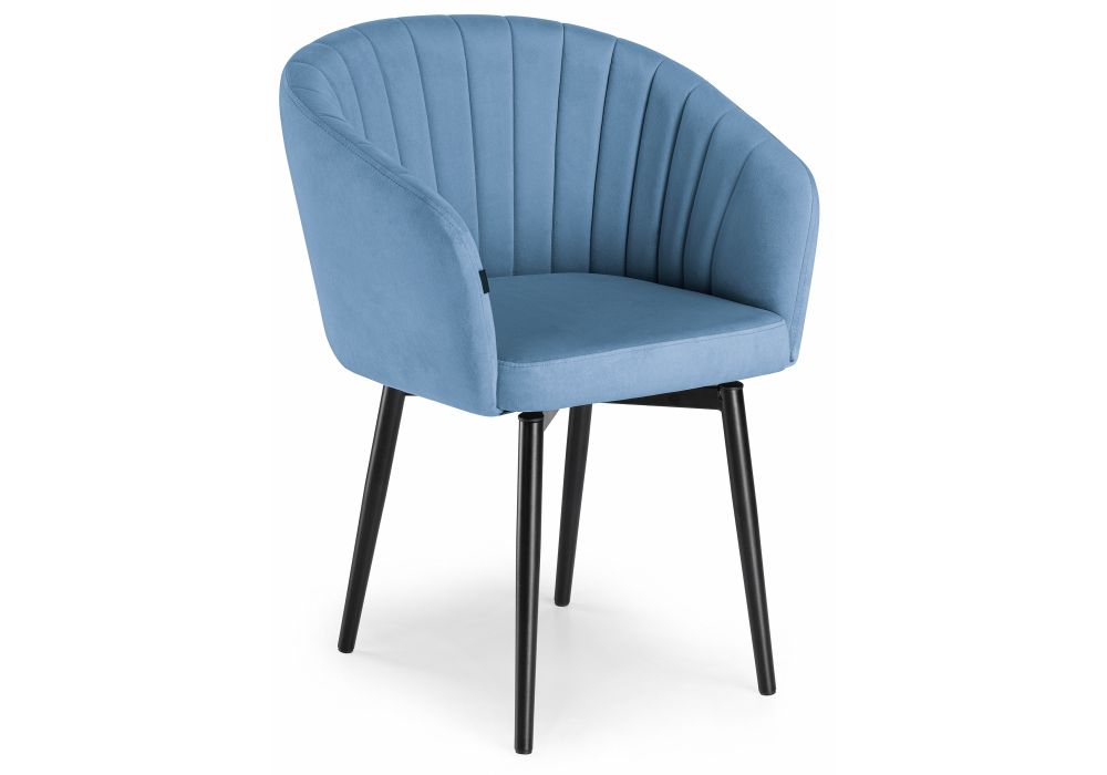 Стул на металлокаркасе Моншау крутящийся velutto 46 / черный