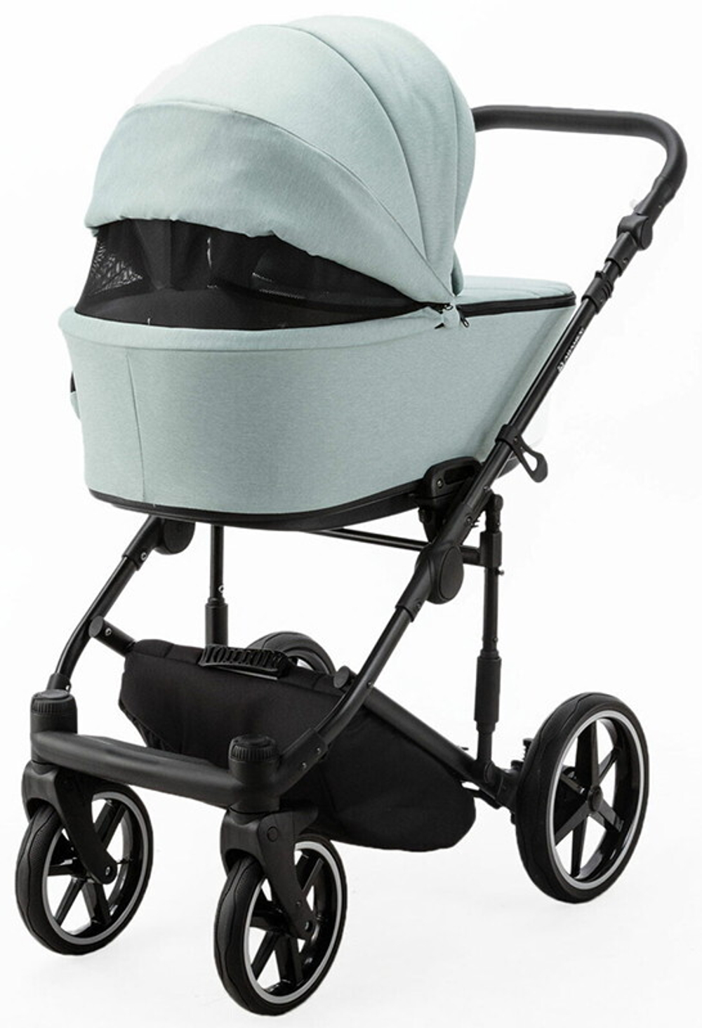 Детская коляска Adamex Zico 2 в 1 Z-TK27 СЕРО-ЗЕЛ.ТК