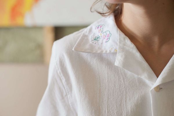 Рубашка Embroidered Flowers 2 - фото 3