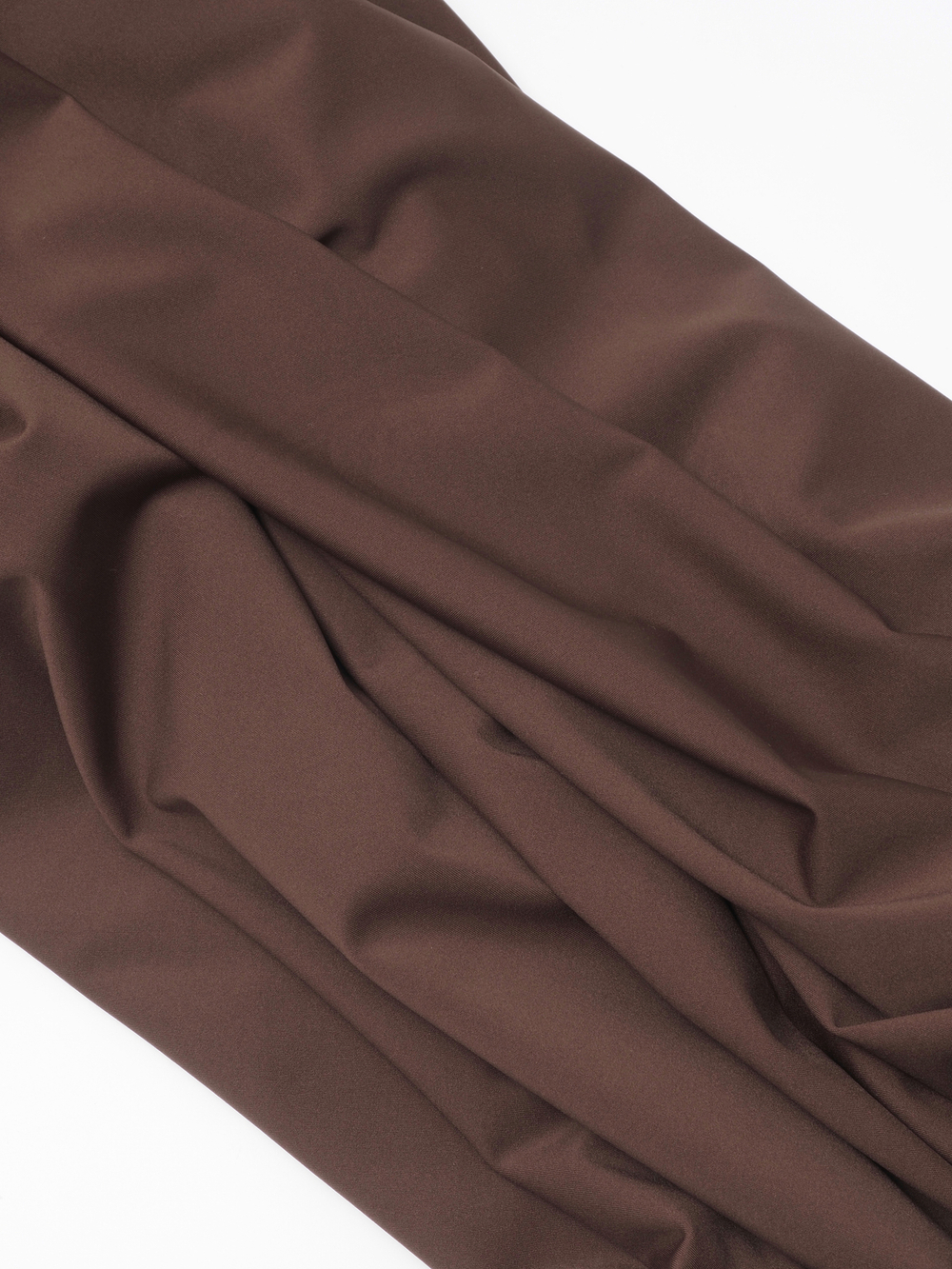 Микрофибра бельевая матовая эластичная с пич-эффектом шоколад