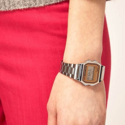 CASIO Men VINTAGE Series Silver Watch A158WEA-9