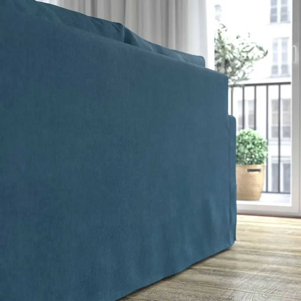 Диван-кровать 2-местный - IKEA HYLTARP/ХИЛТАРП ИКЕА, синий