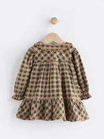 Платье и колготки в комплекте для девочки Next B49-199, Коричневый, Бежевый