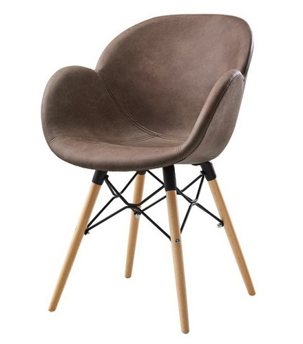 Стул FL-08WNPS BROWN (коричневый)