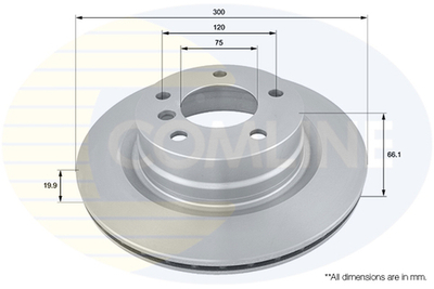 COMLINE - ADC1718V-CML - Brake Disc