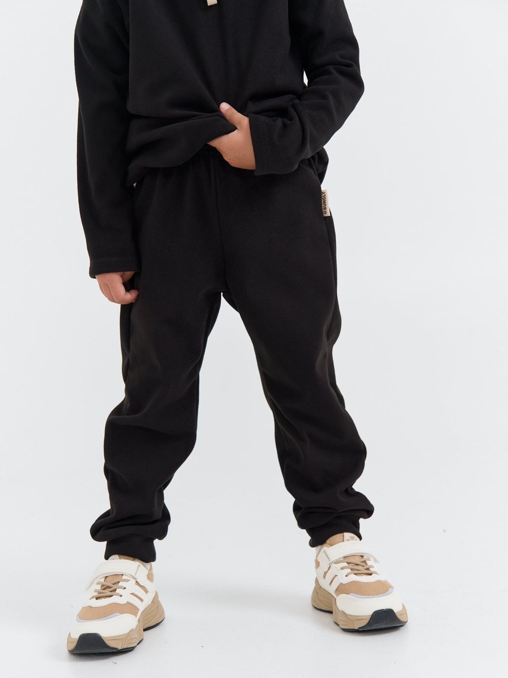 Джоггеры флисовые "Уголь"