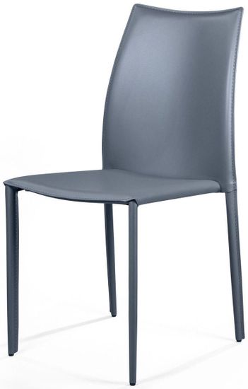 Стул Rolf, кожа антрацит