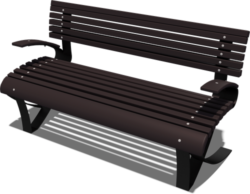 Диван парковый Будапешт, длина 1,4м