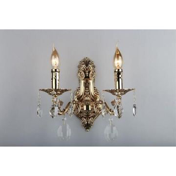 Бра настенное 2*E14 OML-78901-02 золото Omnilux Aosta