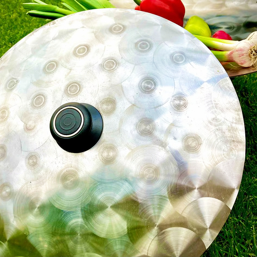 Крышка для саджа 450 мм_2 нержавеющая сталь