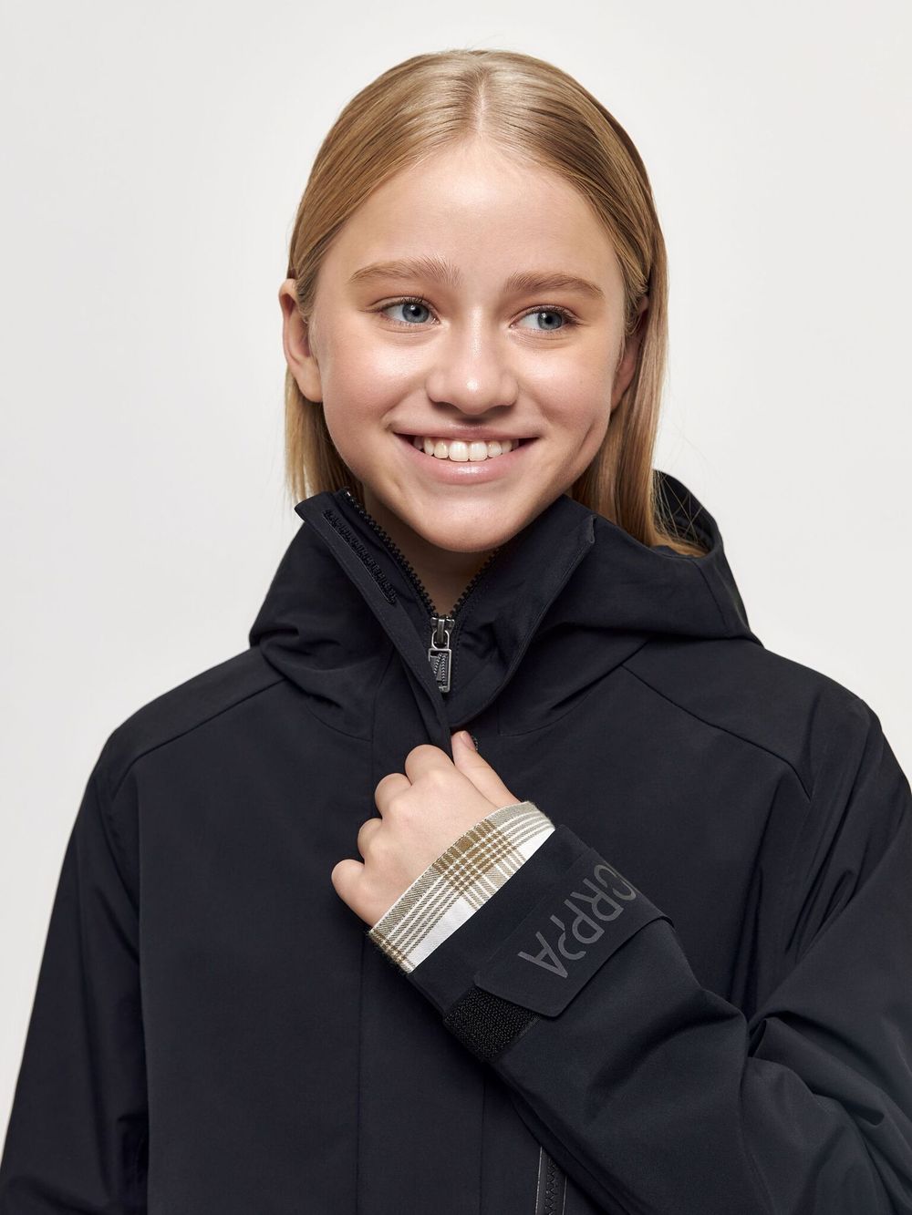 Плащ для девушки Kinerma чёрный