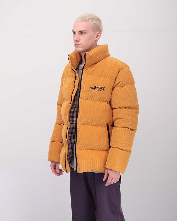 Пуховик Downjacket Velvet Желтая - фото 4