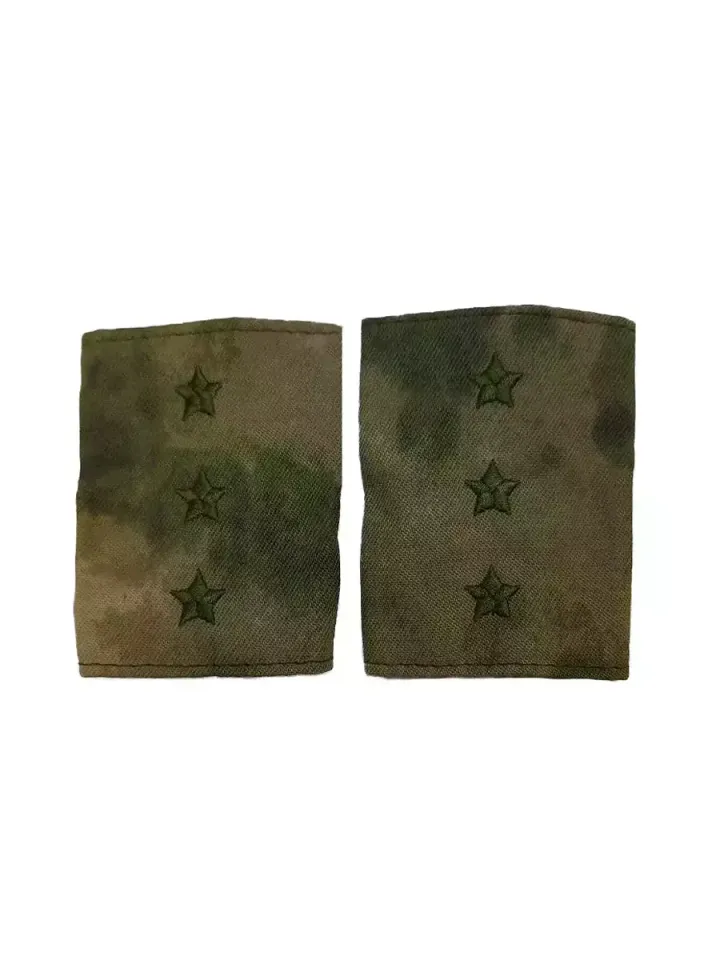 Фальшпогоны зеленый мох вышитые ст.прапорщик