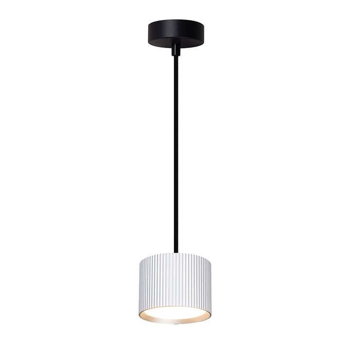 Светильник потолочный Feron Barrel HL4588 ARIA levitation 12W, 230V, GX53, серебро + черный, на подвесе 1,7 м