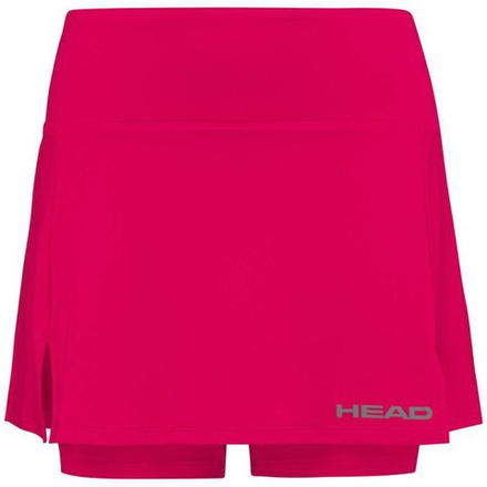 Детская теннисная юбка Head Club Basic Skort - magenta