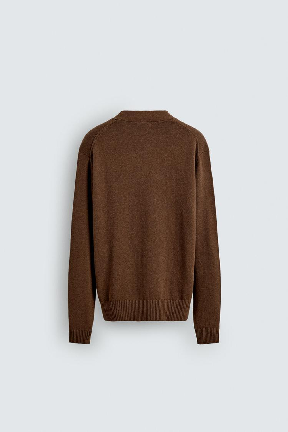 ZARA КАРДИГАН ИЗ ХЛОПКА И КАШЕМИРА, КАРАМЕЛЬНЫЙ