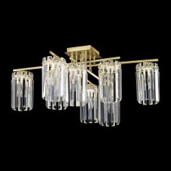 Citilux AXIS CL313283 Люстра хрустальная потолочная Бронза