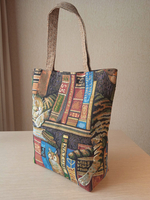 Гобеленовая сумка Библиотекарь (39х39х12)