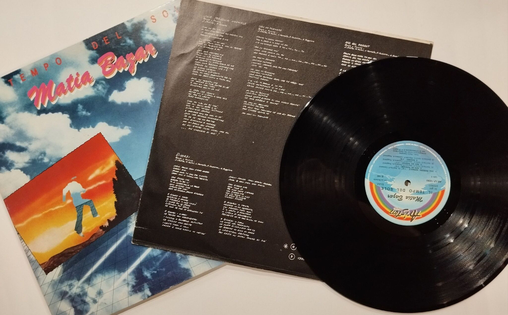 Винтажная виниловая пластинка LP Matia Bazar Il Tempo Del Sole (Italy 1980)