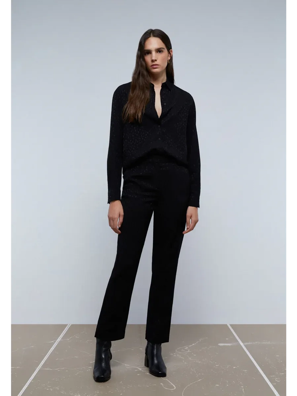 Брюки укороченные