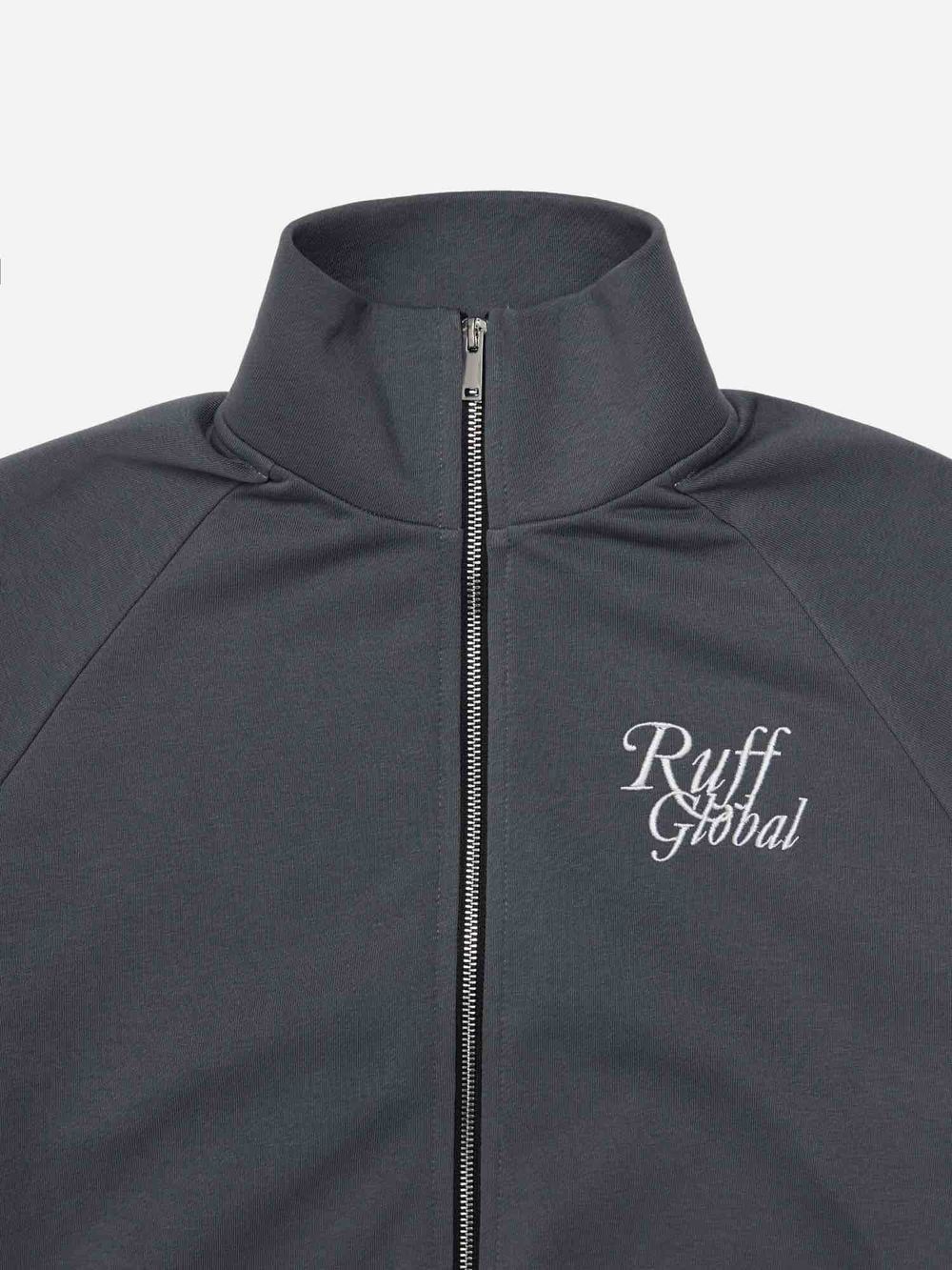 Купить Толстовка RUFF Global Full Zip темно-серая Толстовка RUFF Global Full Zip темно-серая