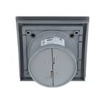 Вытяжной сверхмощный вентилятор ММ-Р 01 пластик овал 169 м³/час с обратным клапаном хром