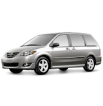 Mazda MPV 2 поколение LW (06.1999 - 01.2006) 4WD, правый руль