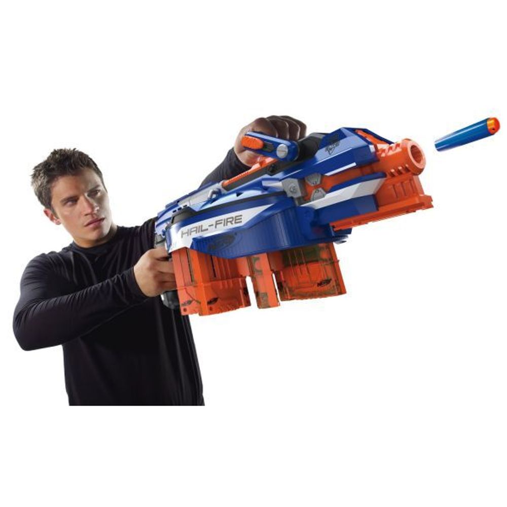 Купить Nerf. Бластер Элит Хэйл Файр.