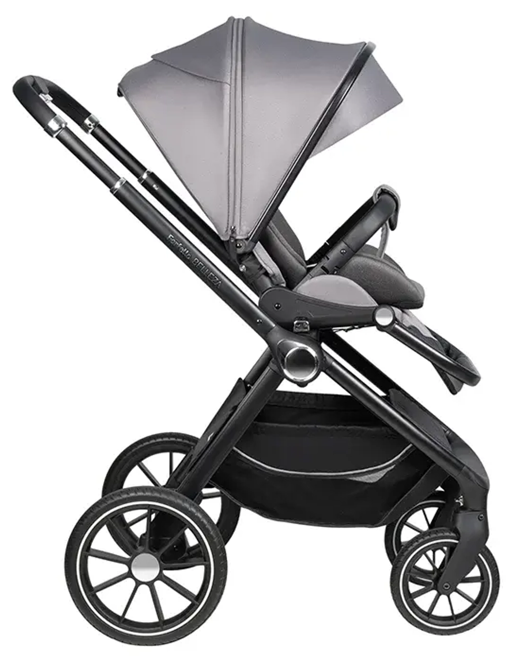 Коляска модульная 3в1 Belleza 2024 (Foggy grey/Туманно-серый FB-3)