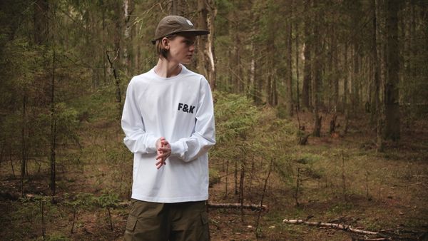 Лонгслив F&K белый - фото 6