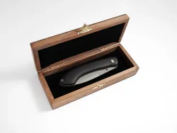 Складной нож "Пеликан", сталь Х12МФ, рукоять черный мореный граб