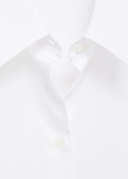 Рубашка regular из смеси хлопка и лиоцелла