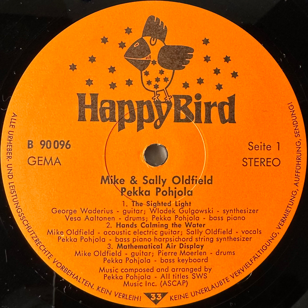 Mike & Sally Oldfield, Pekka Pohjola (Германия 1981г.)