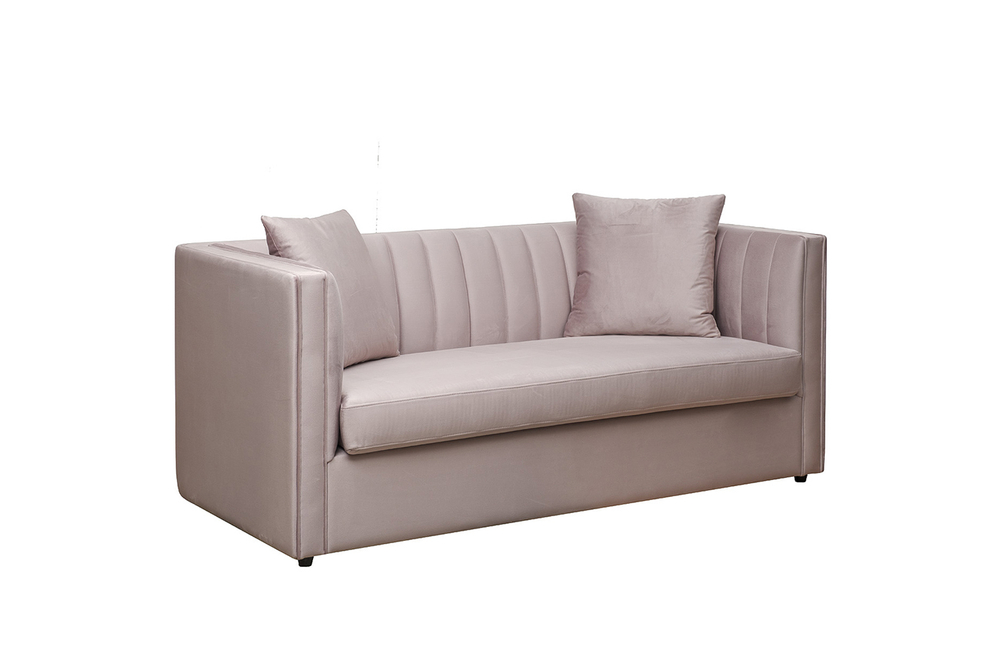 Диван Garda Decor Паоло(Paolo) двухместн.раскл. велюр беж. Colt1001 182*90*78 см,2 под.