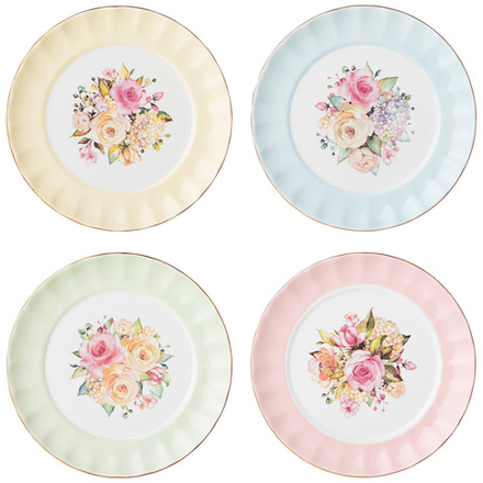 НАБОР ТАРЕЛОК ДЕСЕРТНЫХ LEFARD "ВРЕМЕНА ГОДА" 19 СМ МИКС (КОР=12НАБ.)