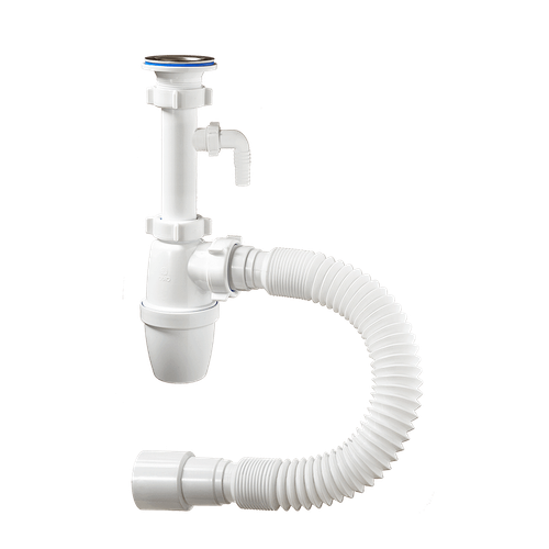 Сифон А-32079 бутылочный 11/4*40, малый корпус с уд.