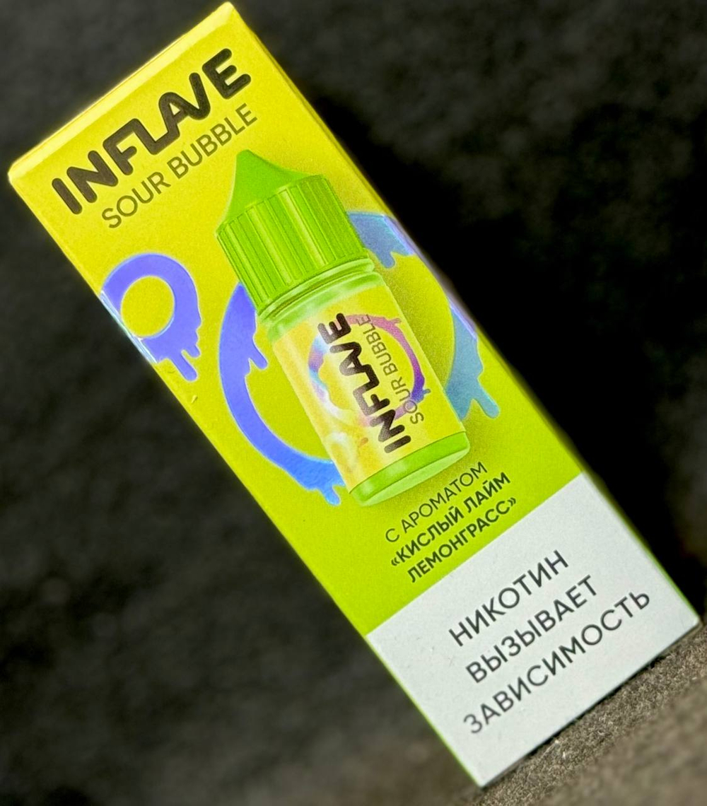AROMA INFLAVE BUBBLE SOUR 30 ML/20 MG