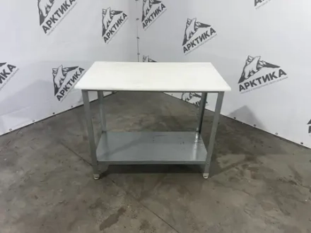 Стол обвалочный из оцинкованной стали 1000х600х860 (основание уголок 4х4)