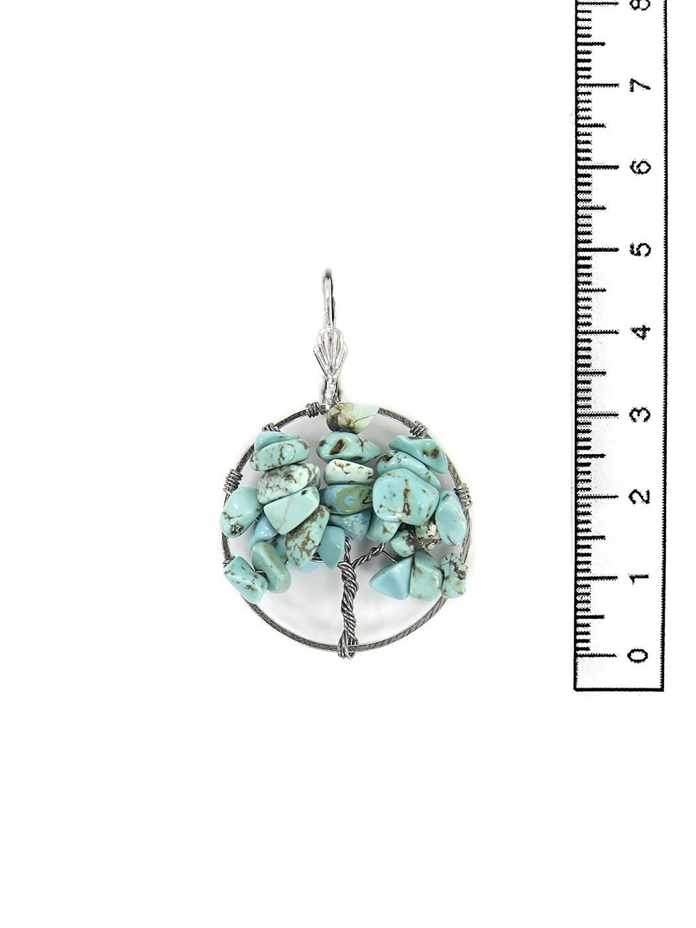 Серьги из бирюзы bise998