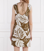 Льняное платье Marella SPORT - хаки(13221084)