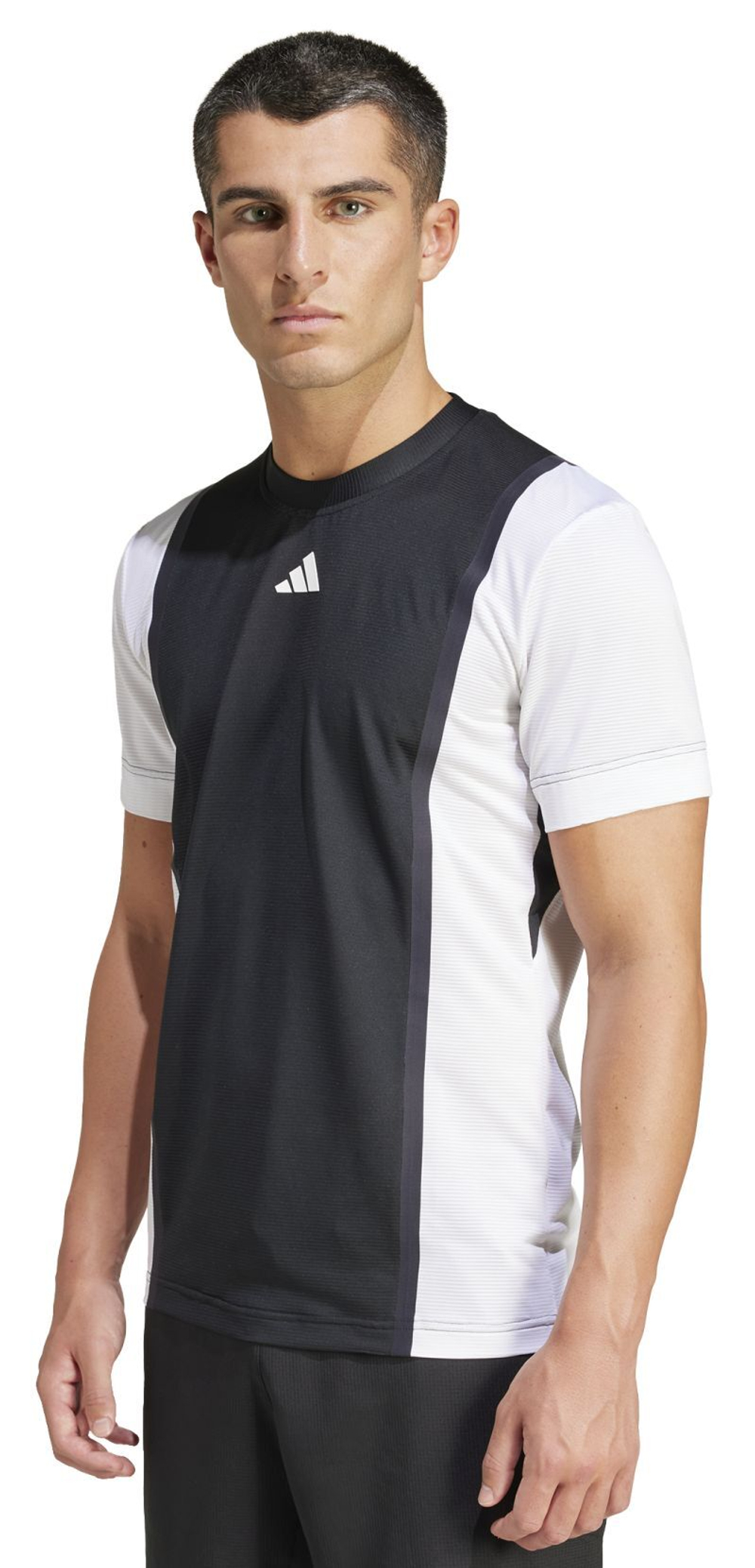 Мужская теннисная футболка Adidas Heat.Rdy FreeLift Pro T-Shirt - white/black