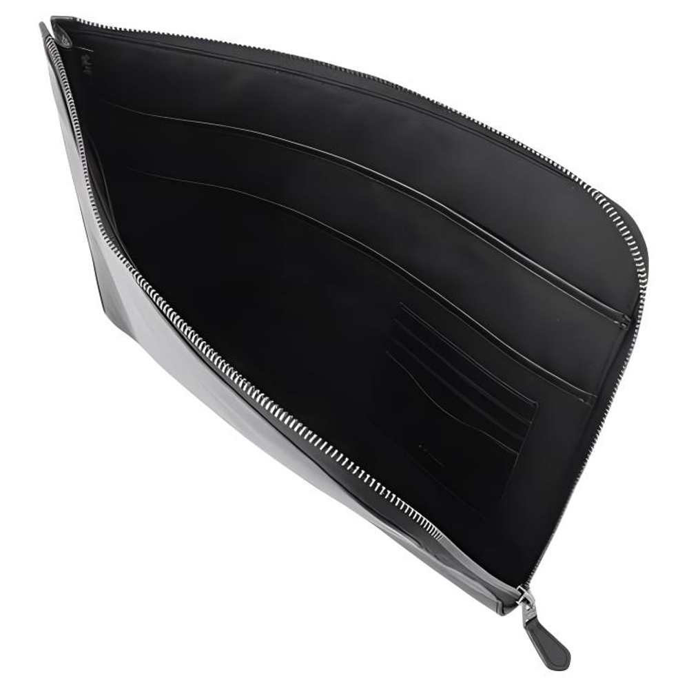 COACH Leather Clutch Briefcase Large Men"s Black