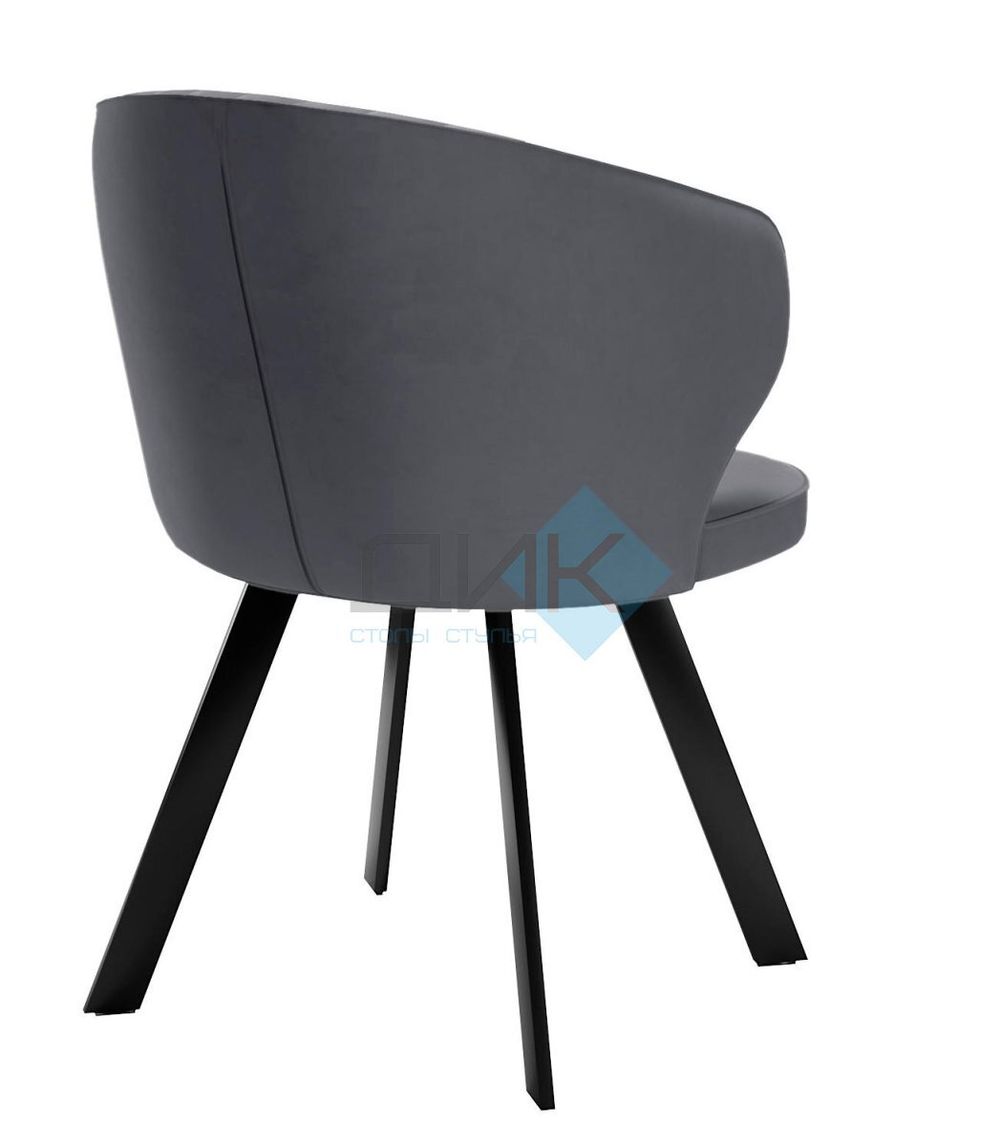 Стул DikLine 249 поворотный опоры чёрные