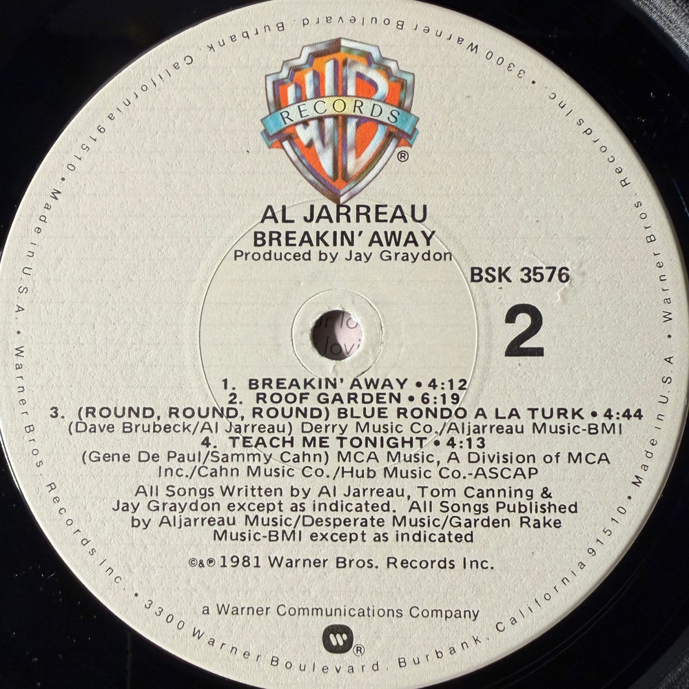 Al Jarreau ‎– Breakin' Away (США 1981г.)