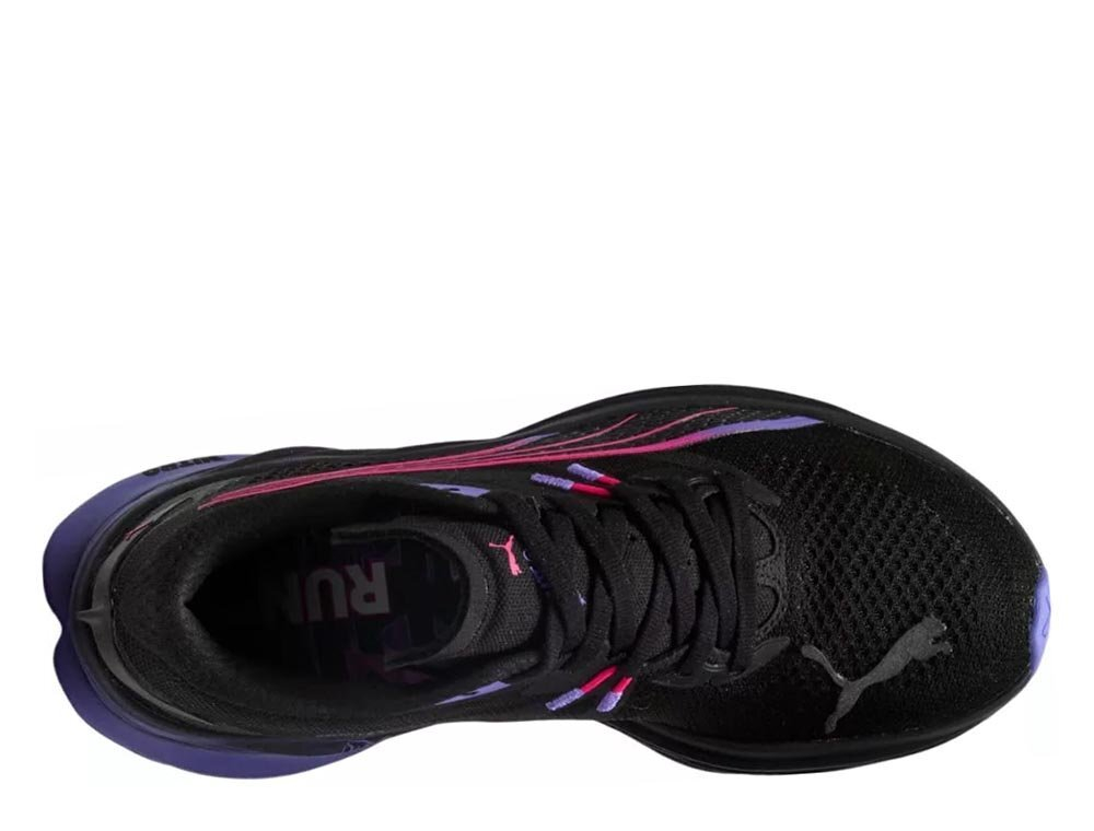 Кроссовки для бега женские Puma Deviate Nitro 3 Digitokyo W Черно-Фиолетовые